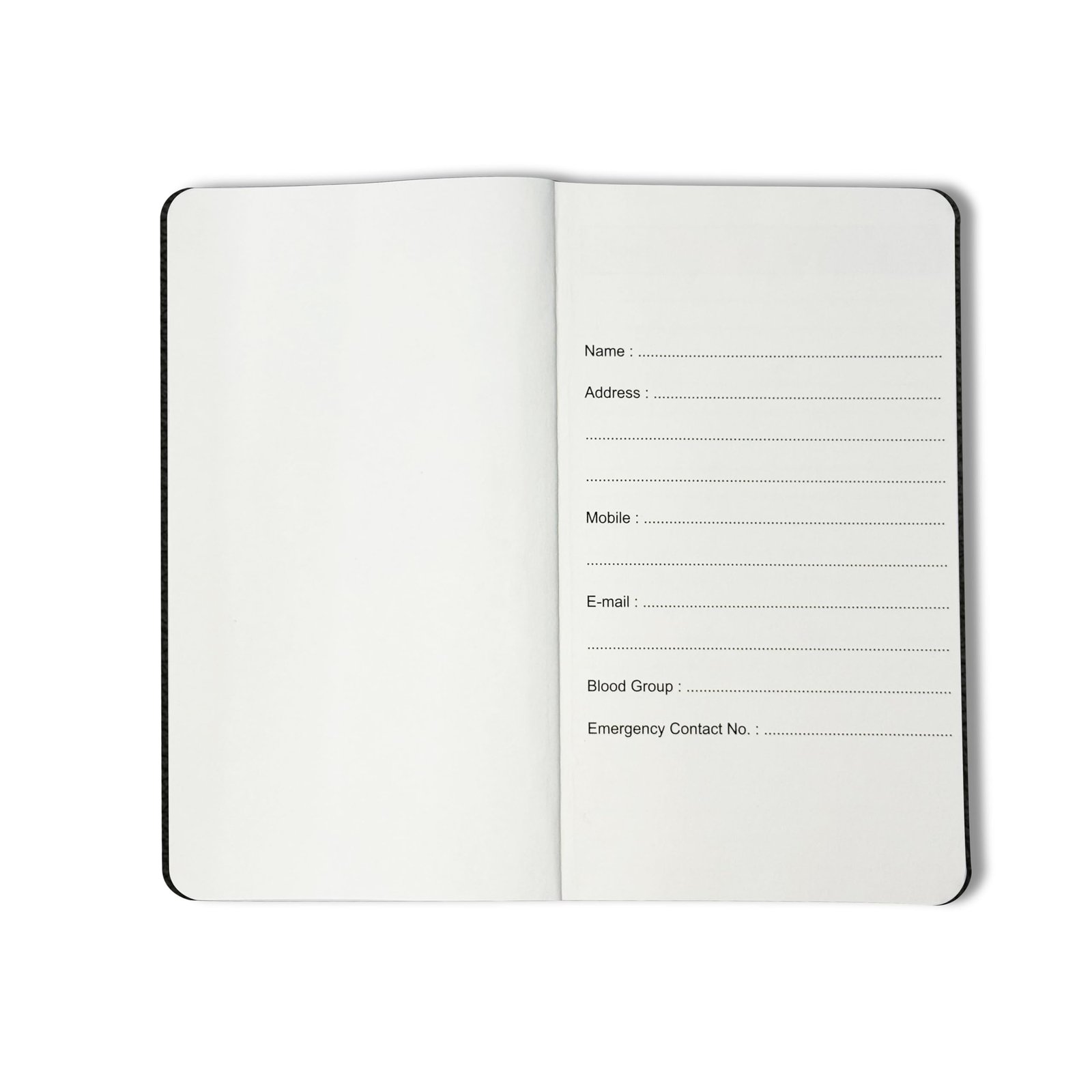 Cubic A7 Palm Notebook | Black | Pack of 3 | Compact & Stylish Softbound for Note-Taking, Pocket Use & Journaling | Smooth Paper | Durable & Handy