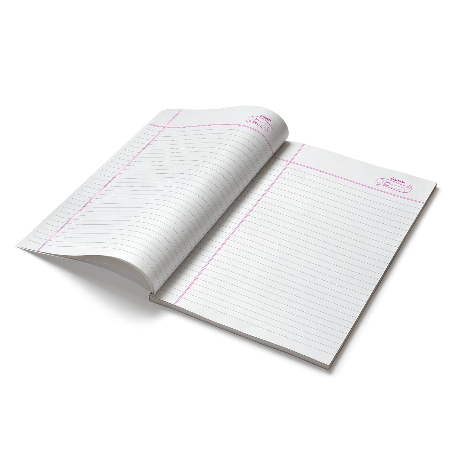 Classmate Long Notebook - 140 Pages, Single Line, 297mm x 210mm (Pack of 12)