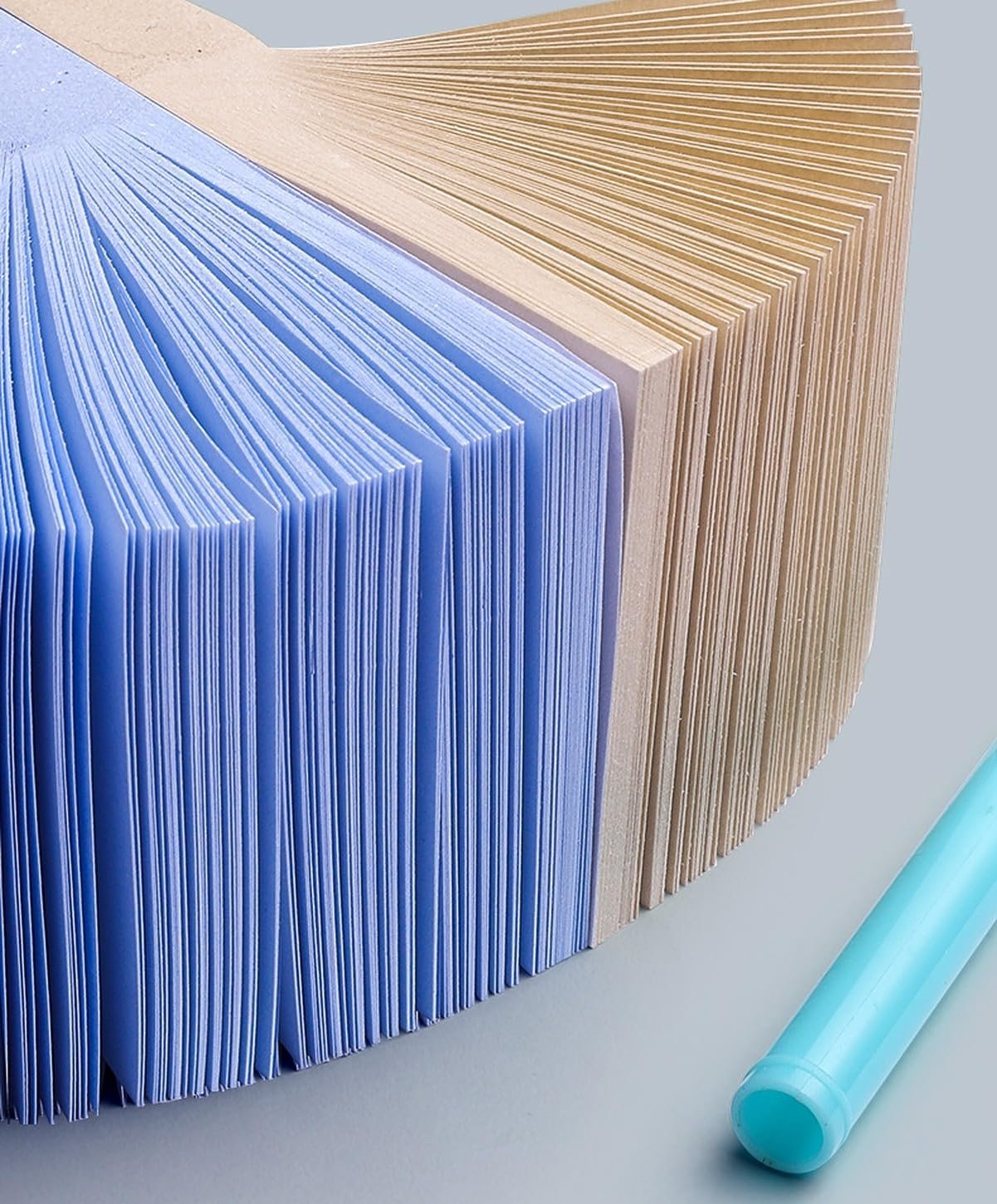 Sticky Notes 400 Sheets Cube (4 Colors x 100 Sheets Each) Aesthetic Sticky Notes for Office, Study, School and Home, Repositionable Notes for Reminders, Planning and Journaling
