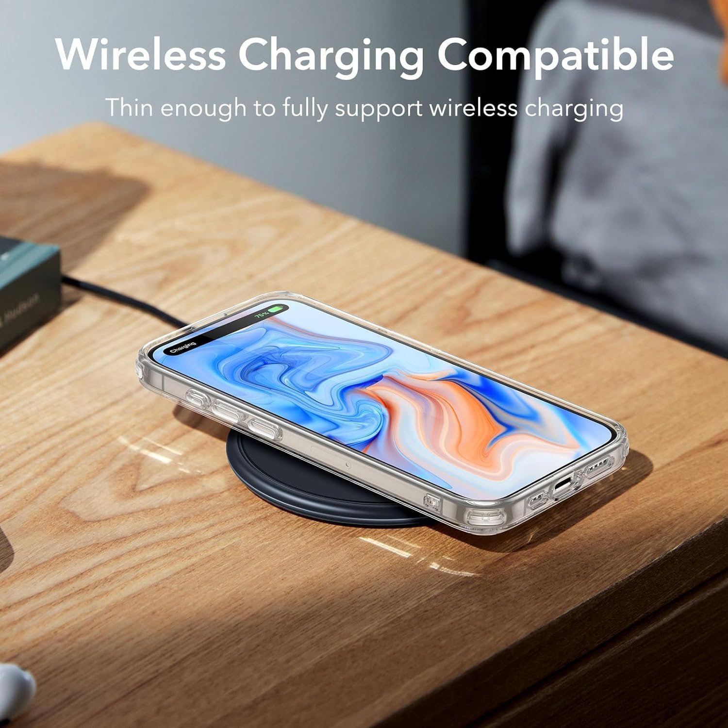 ZedGear Case for iPhone 15 Silicone Case Clear Transparent Shockproof Scratch Resistant Protective Phone Soft Silicone Slim Cover for iPhone 15 (Transparent)