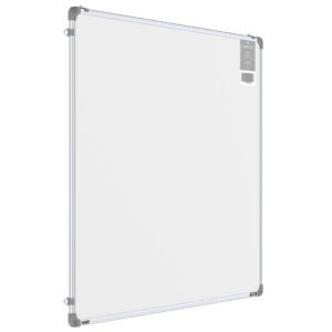 Pragati Systems® Genius Regular Steel (Magnetic) Whiteboard for Office, Meeting & Presentation with Lightweight Aluminium Frame | Durable Magnetic White Board | Large Size 3x4 Feet (Pack of 1)