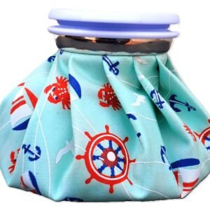 Hot & Cold Therapy Ice Bag for Pain Relief – 6 Inch Reusable Ice Pack for Swelling, Muscle Aches & Injuries – Leak-Proof Design for Neck, Knee, Back, Ankles & First Aid - Mixed Colors