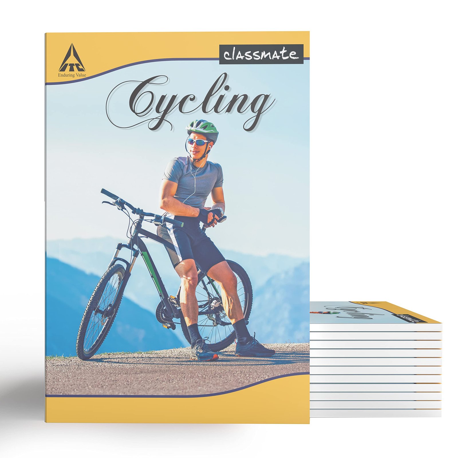 Classmate Long Notebook - 140 Pages, Single Line, 297mm x 210mm (Pack of 12)